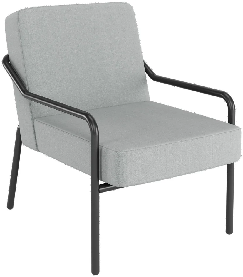 PAPERFLOW Fauteuil visiteur MEDSO KLASSIK M, tissu, jaune - OEM FTMEDMCLSX1005