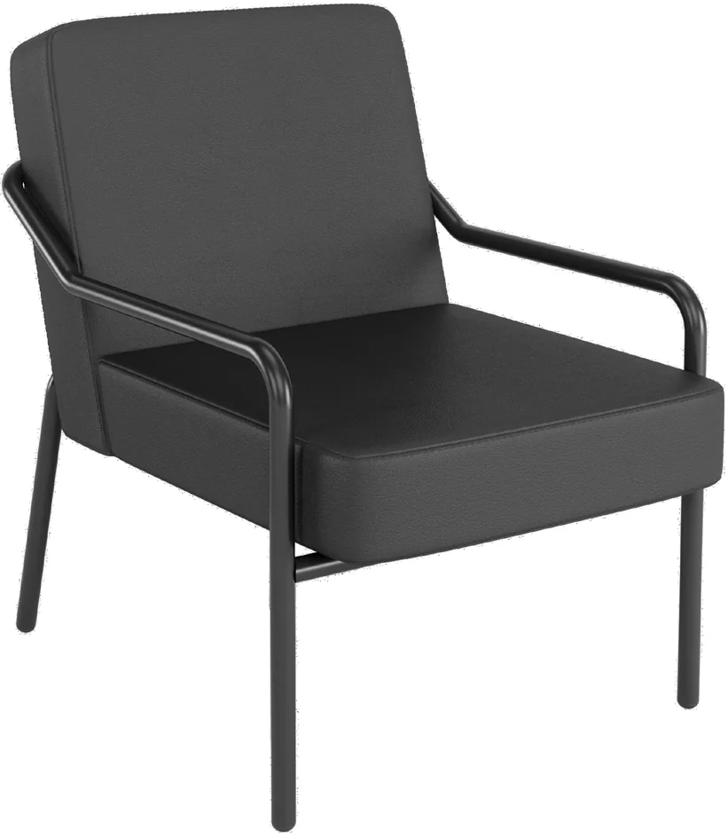 PAPERFLOW Fauteuil visiteur MEDSO KLASSIK M, simili-cuir - OEM FTMEDMCLSX1010