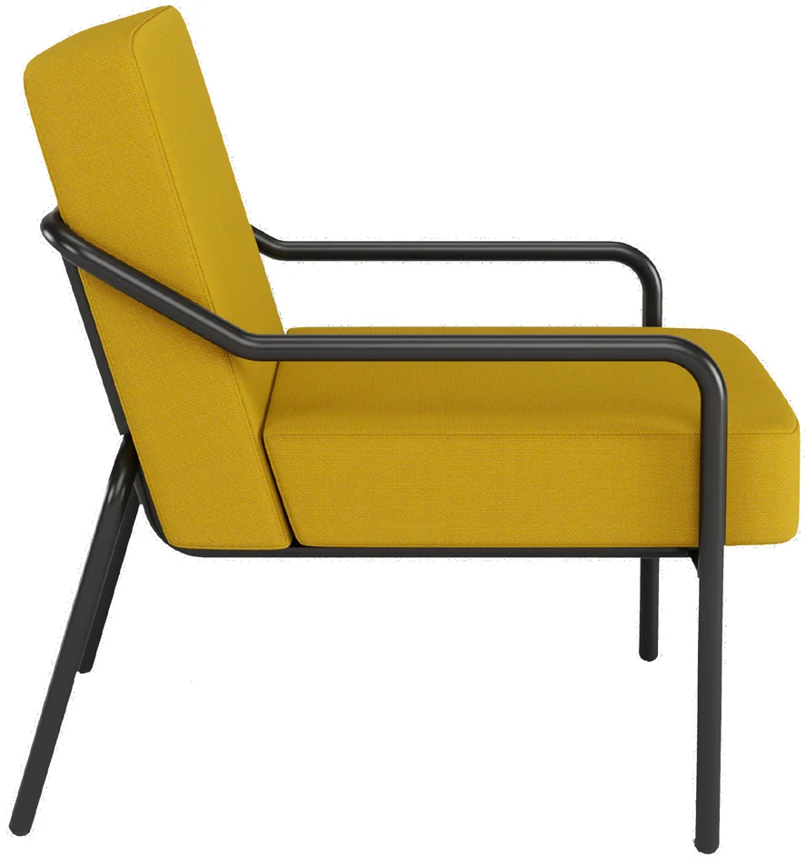 PAPERFLOW Fauteuil visiteur d'extérieur MEDSO KLASSIK M bleu - OEM FTMEDMCLSX1012