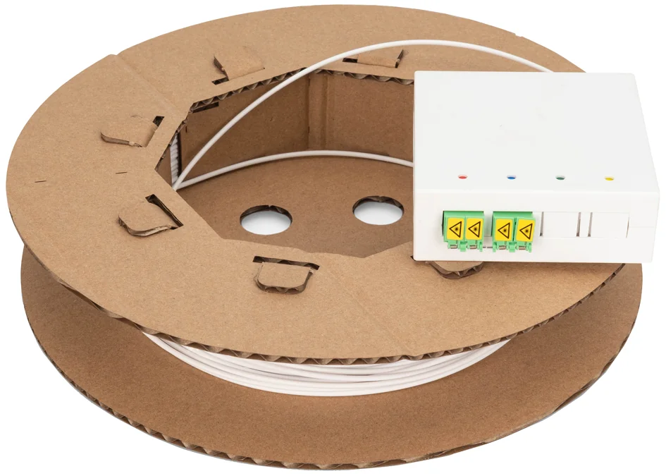DIGITUS Kit d'installation FTTx, 4 fibres, LC/APC mâle, 30 m - OEM DN-948030-1
