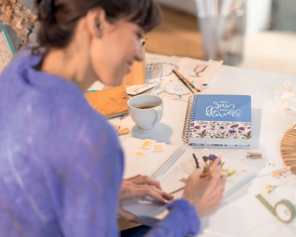 sigel Carnet à spirale Jolie Inspire 'Ginkgo Harmony', A5 - OEM JN626