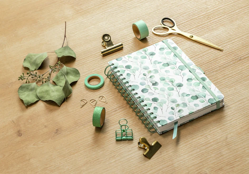 sigel Carnet à spirale Jolie Inspire 'Eucalyptus Day', A5 - OEM JN656