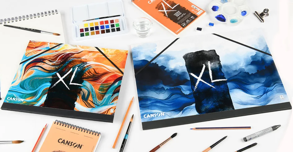 CANSON Carton à dessin XL, 260 x 330 mm, motifs assortis - OEM C562610002