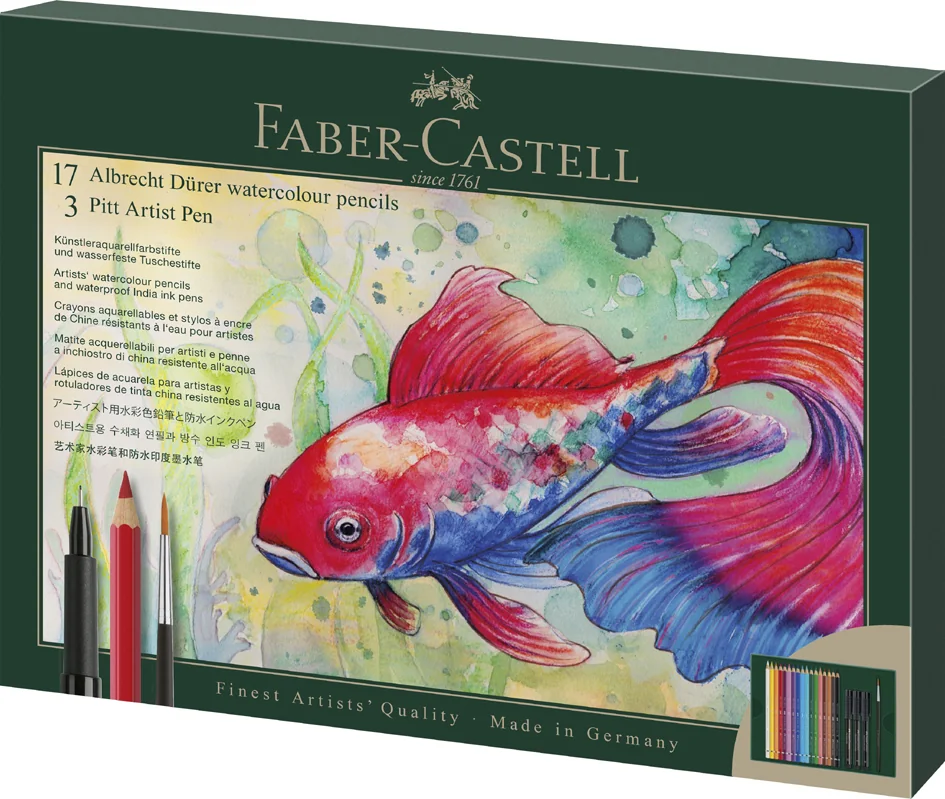 FABER-CASTELL Kit cadeau ALBRECHT DÜRER, 21 pièces - OEM 217552