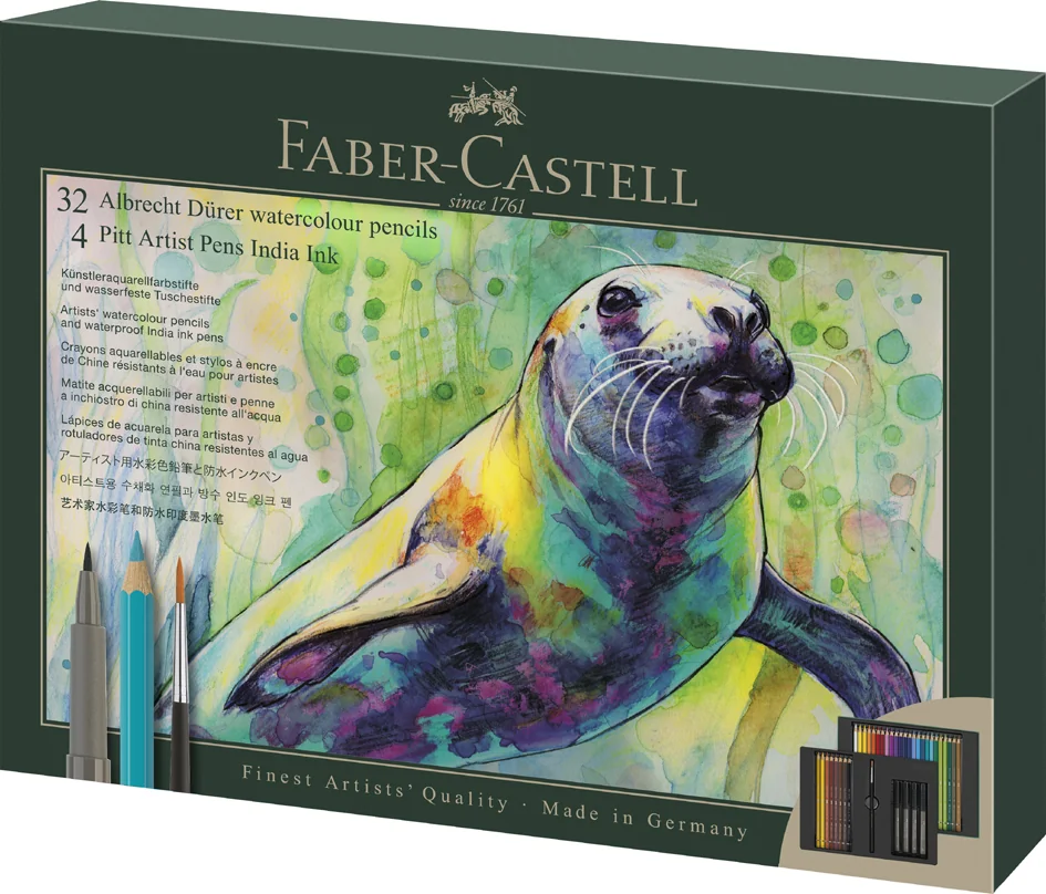 FABER-CASTELL Kit cadeau ALBRECHT DÜRER, 37 pièces - OEM 217553