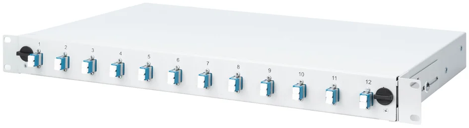 DIGITUS Boîte d'épissure à fibre optique 19', 24x LC, OS2 - OEM DN-96332/9