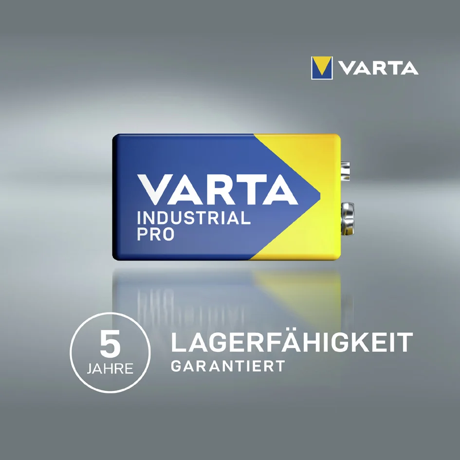 VARTA Pile alcaline 'INDUSTRIAL PRO', E-Block (9V) - OEM 4022211111
