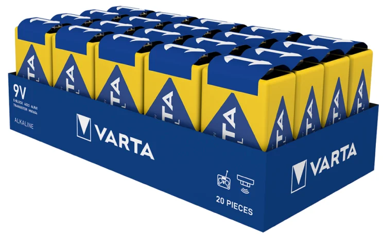 VARTA Pile alcaline 'INDUSTRIAL PRO', E-Block (9V) - OEM 4022211111 – Image 4