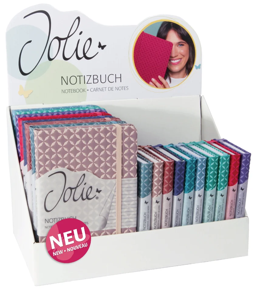 sigel Carnet de notes Jolie Flair, simili cuir, présentoir - OEM SF547