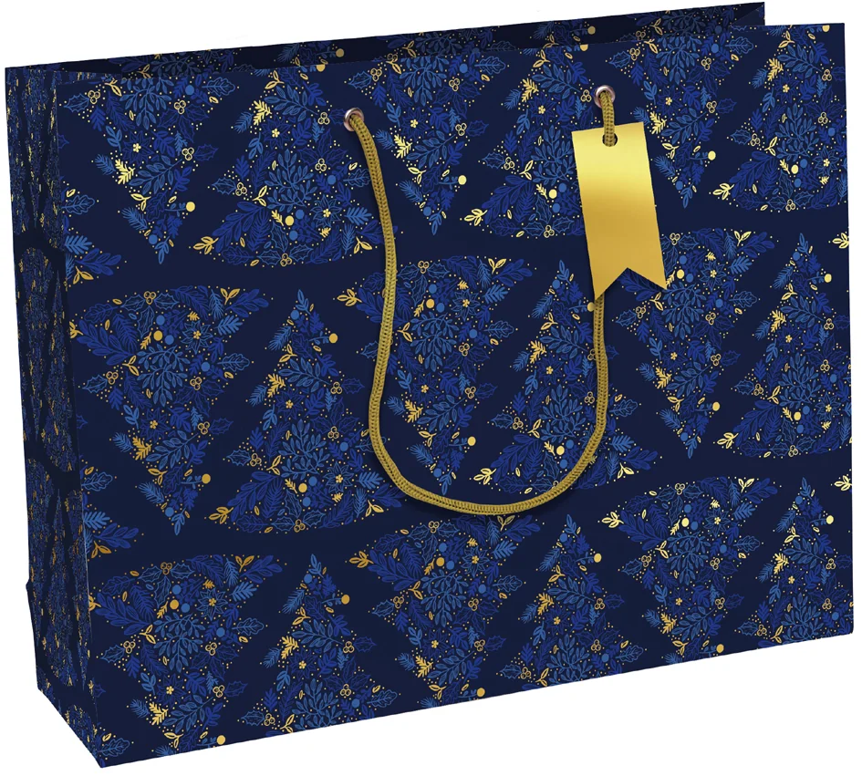 Clairefontaine Sac cadeau de Noël 'Azurite', large - OEM X-32826-2C