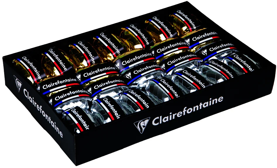 Clairefontaine Bobine de ruban, assorti en or & argent - OEM 612008C