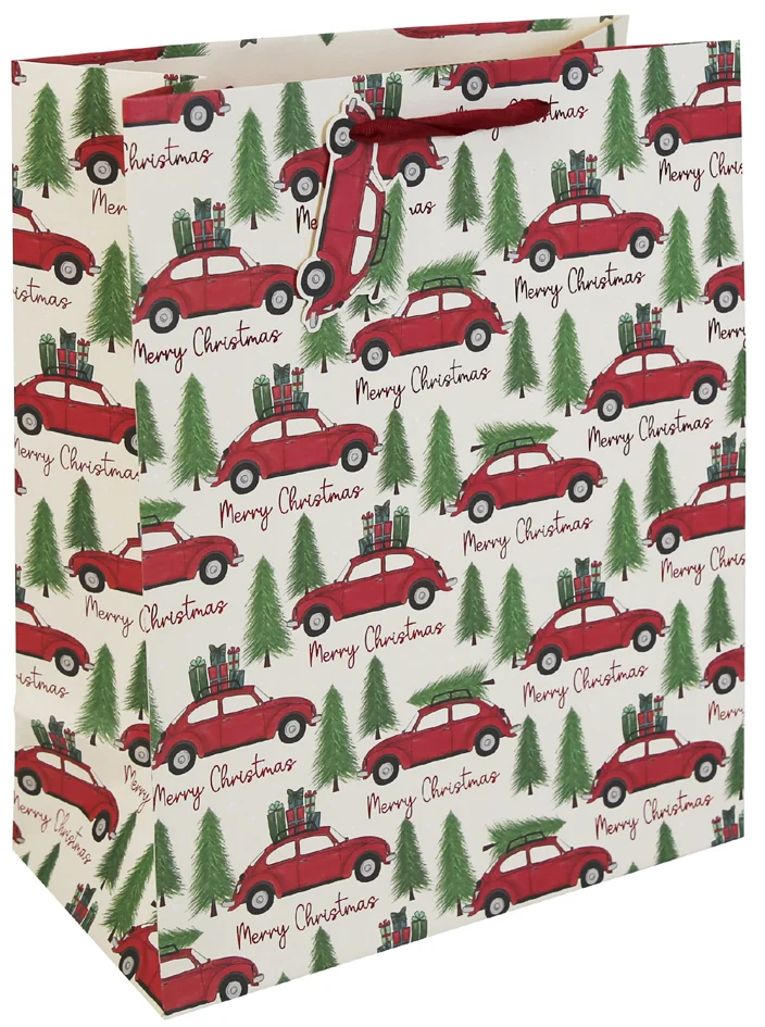 Clairefontaine Sac cadeau de Noël 'Voiture de Noël' - OEM X-36100-2C