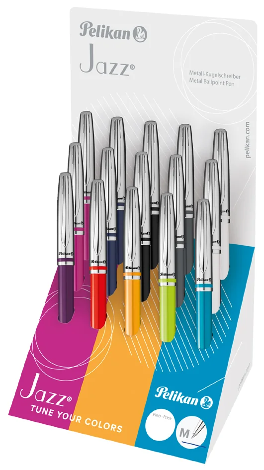 Pelikan Stylo à bille Jazz Classic, présentoir de 15 - OEM 300014178