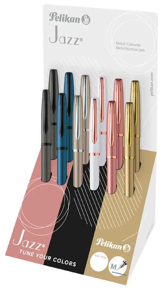 Pelikan Stylo plume Jazz Noble Elegance, présentoir de 12 - OEM 300007998