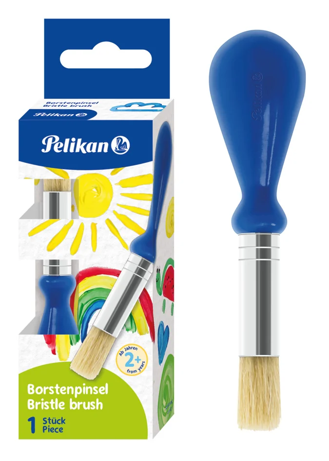 Pelikan Pinceau pour petits enfants, manche bombé, bleu - OEM 300008269