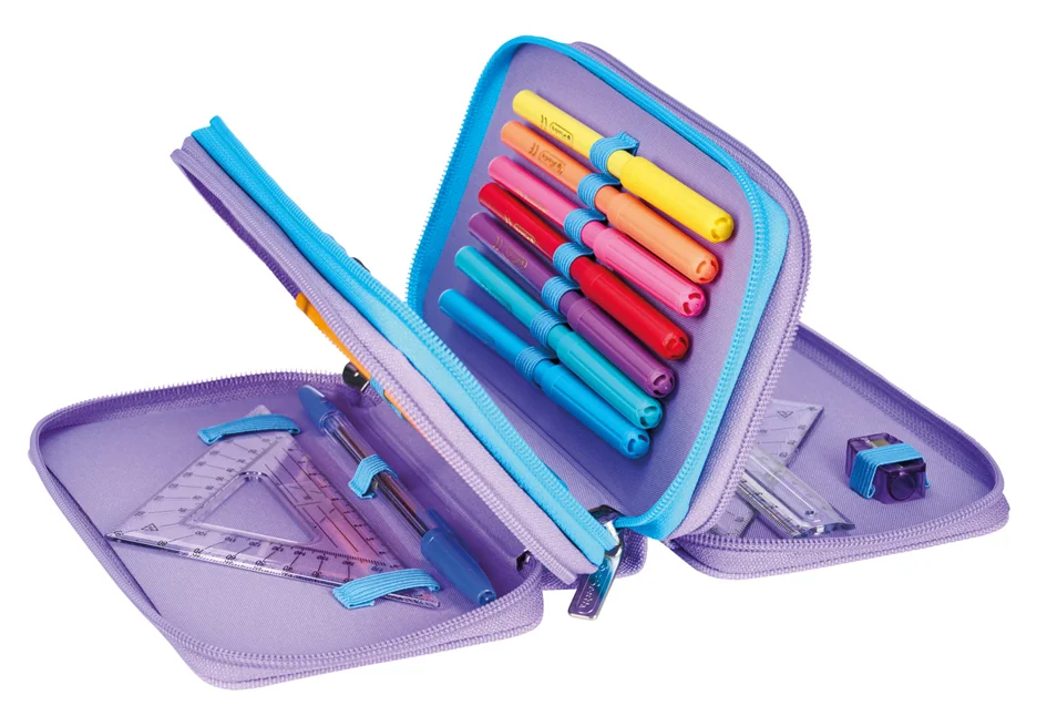 herlitz Étui scolaire triple 'Little Monster', 31 pièces - OEM 400197553 – Image 2