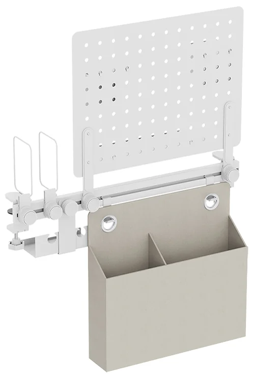 LogiLink Organiseur de bureau avec panneau perforé, blanc - OEM PB0101