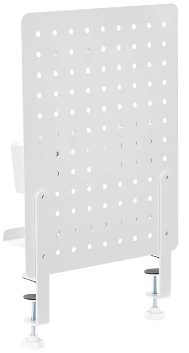 LogiLink Organiseur de bureau avec panneau perforé, blanc - OEM PB0104