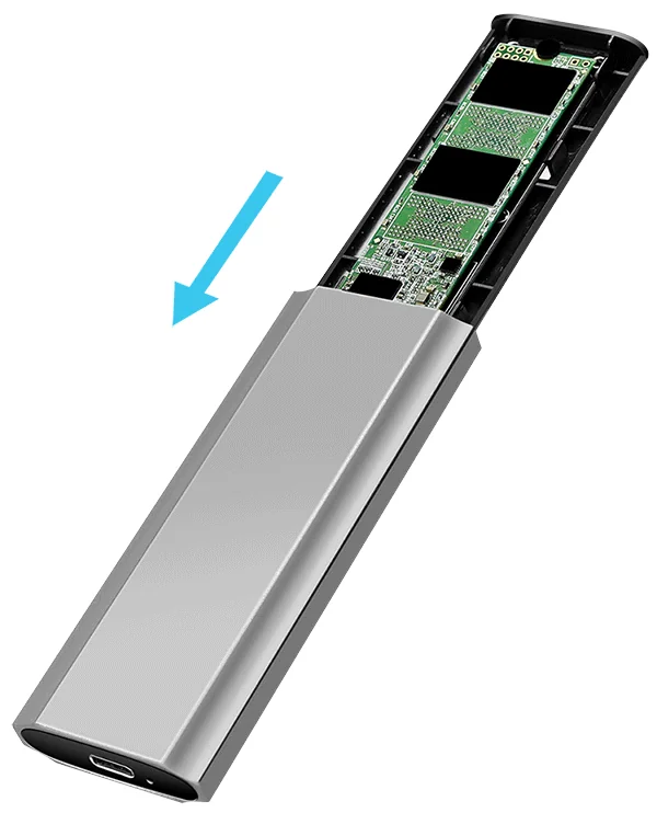 LogiLink Boîtier USB 3.2 pour disque dur, SSD, 10Gbps - OEM UA0439