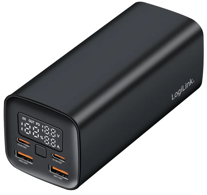 LogiLink Powerbank avec écran, 20.000 mAh, noir - OEM PA0350