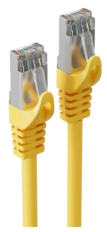 shiverpeaks Câble patch Cat. 6A, U/UTP, 1,00 m, jaune - OEM BS08-35022 – Image 9