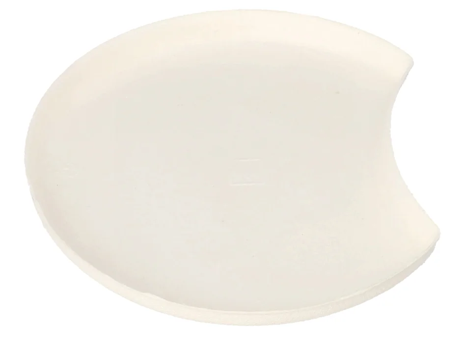 PAPSTAR Assiette en canne à sucre 'pure', demi-lune, 12 - OEM 89998