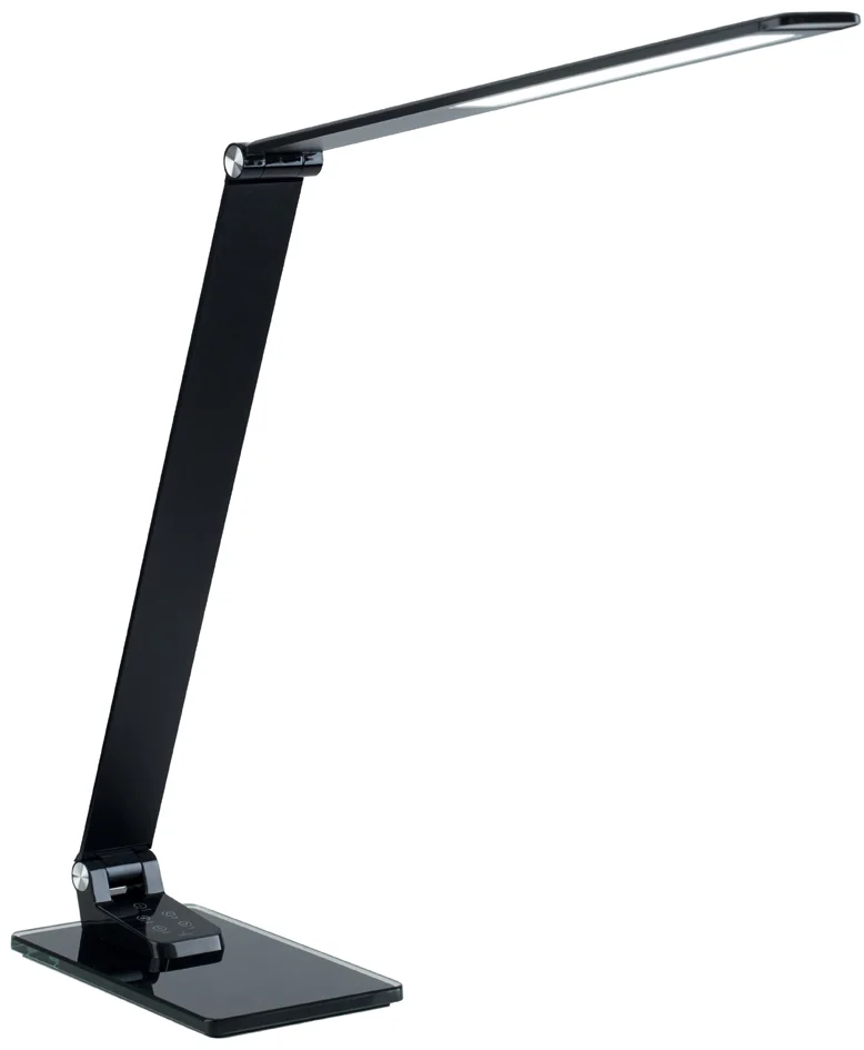 PAPERFLOW Lampe de table à LED OLGA, socle, noir - OEM LBTOLG.01