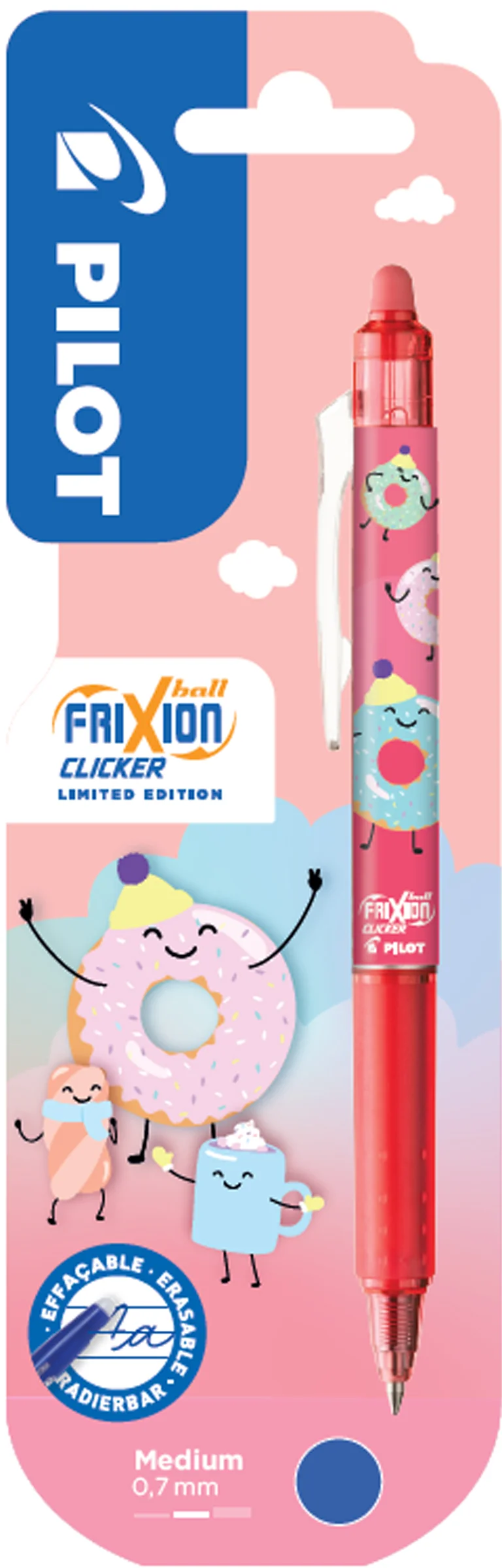 PILOT Stylo roller FRIXION BALL CLICKER 07 Fancy Winter - OEM BLI458807