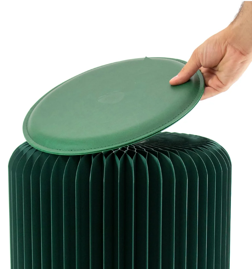 PAPERFLOW Tabouret pliable Flexistool, hauteur: 420 mm, rose - OEM TPFLEX42.17.17 – Image 2