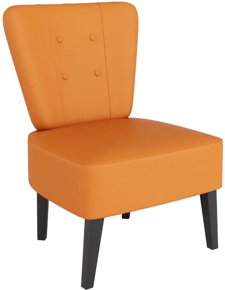 PAPERFLOW Fauteuil visiteur Brighton, simili cuir, blanc - OEM FTBRISC.01.13 – Image 3