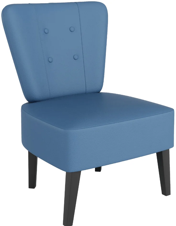 PAPERFLOW Fauteuil visiteur Brighton, simili cuir, blanc - OEM FTBRISC.01.13 – Image 4