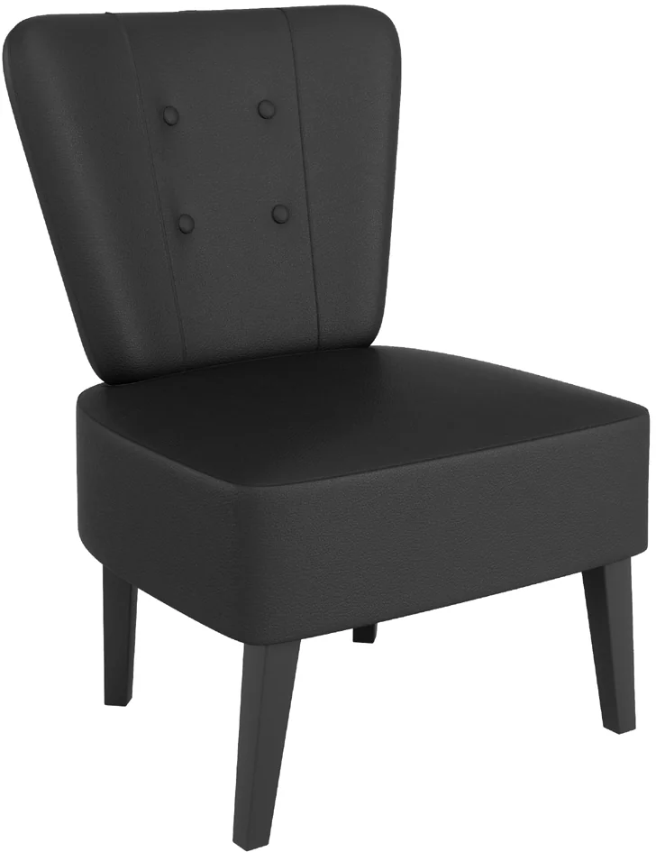 PAPERFLOW Fauteuil visiteur Brighton, simili cuir, rouge - OEM FTBRISC.01.18 – Image 2