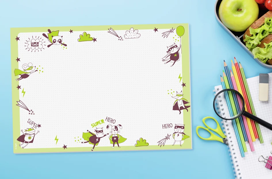 sigel Sous-main bloc papier 'Bunny Ballerinas', 420 x 297 mm - OEM HO920
