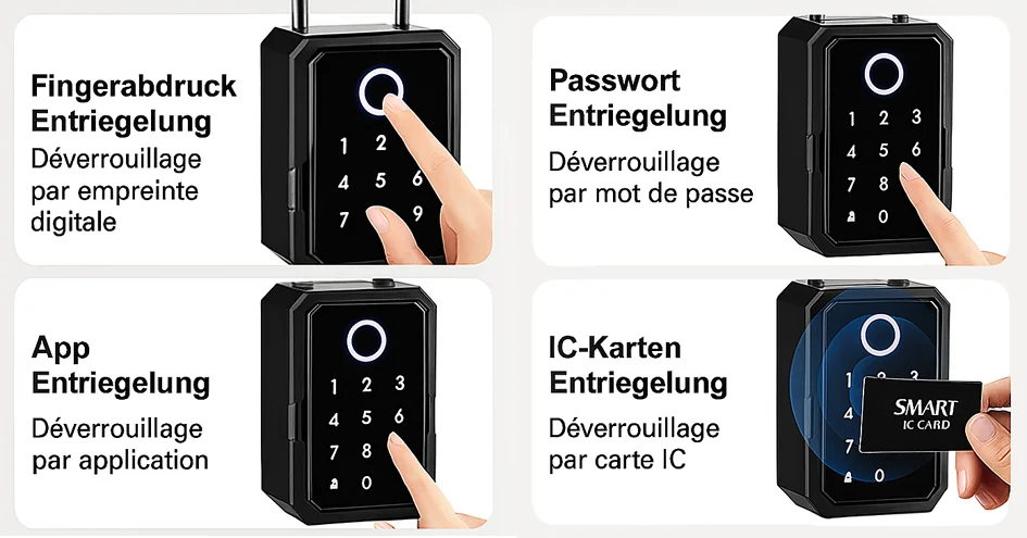 pavo Mini-coffre à clé Advanced, pour 1 clé, noir - OEM 8025312 – Image 5