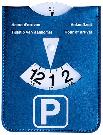 Kangaro Disque de stationnement, affichage 24 heures, bleu - OEM K-0035D220