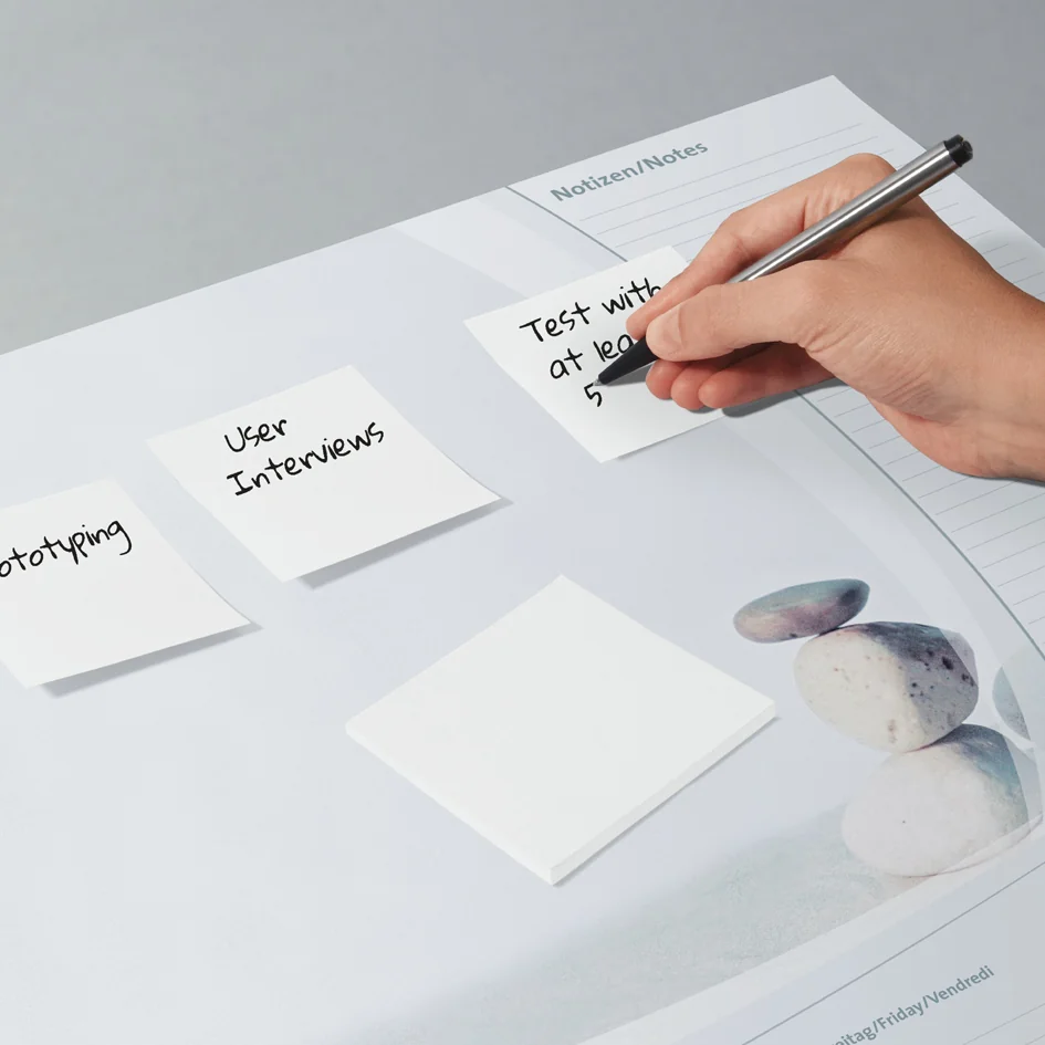 sigel Bloc-notes adhésif, 75 x 75 mm, uni, blanc - OEM HN750
