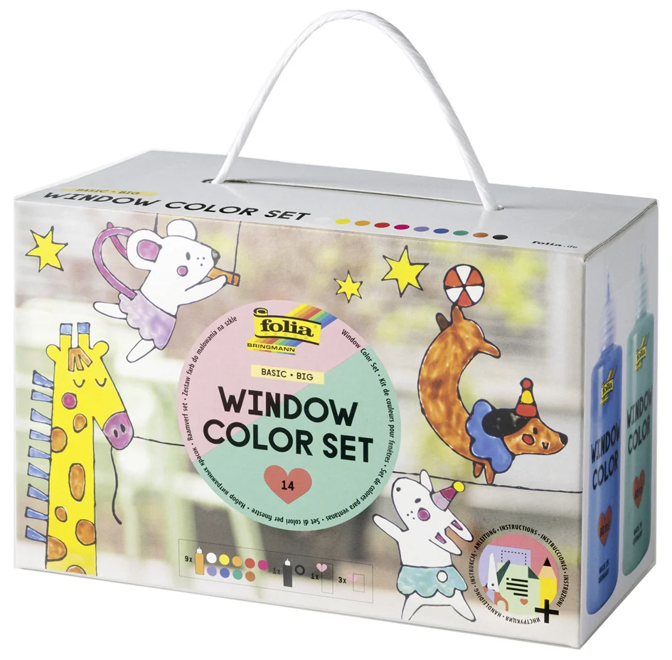 folia Kit Window Color Jumbo BASIC BIG, 10 x 80 ml - OEM 43019