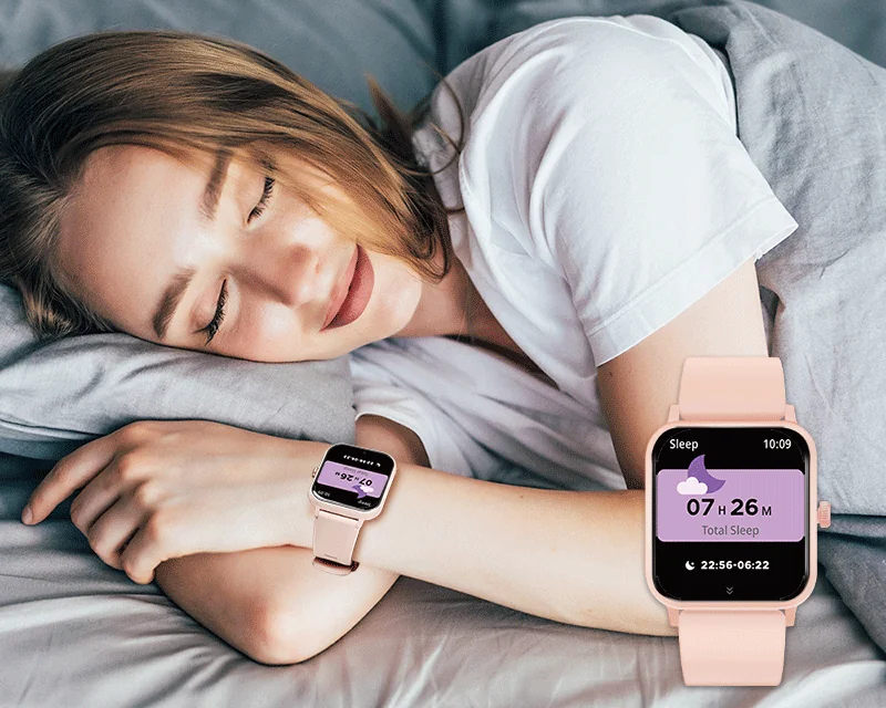 LogiLink Smartwatch 'Edge', écran LCD tactile 1,83', pink - OEM SW0001P
