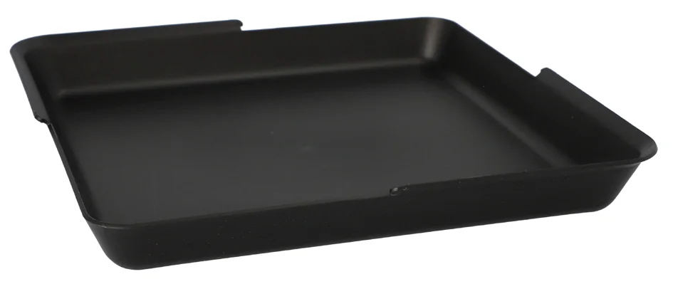 PAPSTAR Barquette Circulware, carré, 1 compartiment, noir - OEM 97021