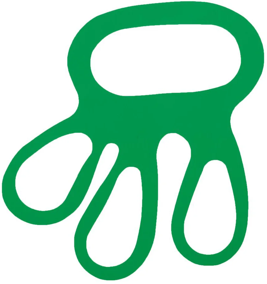 HYGOSTAR Fixe-gant, en film de polyuréthane, vert - lot de 500 - OEM 33807