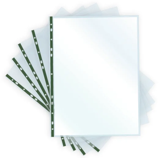 pavo Pochette perforée, A4, PP, 0,06 mm, transparent - OEM 8020614