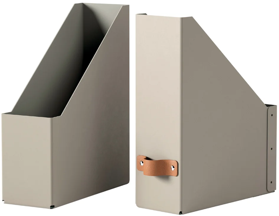 LEITZ Porte-revues Puro, A4, carton, set de 2, vert sauge - OEM 24710050