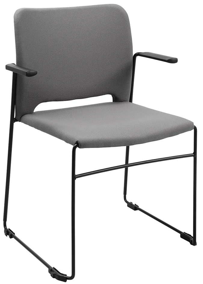 Topstar Chaise visiteur 'Visit Lite', rembourré, gris - lot de 4 - OEM RE10ATB3TB3 – Image 2