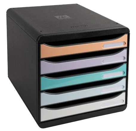 EXACOMPTA Module de classement BIG-BOX, 5 tiroirs, coloré - OEM 3094296D