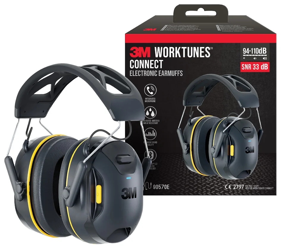 3M WorkTunes Capsule de protection auditive Connect - OEM 90570E-1