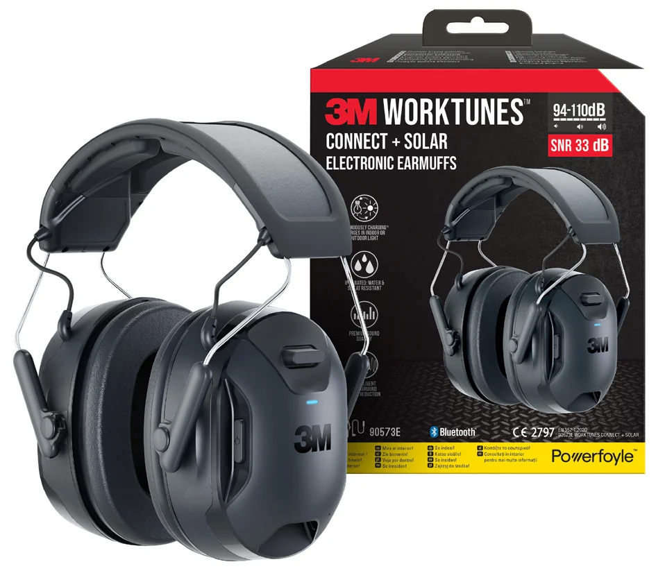 3M WorkTunes Capsule de protection auditive Connect & Solar - OEM 90570E-1