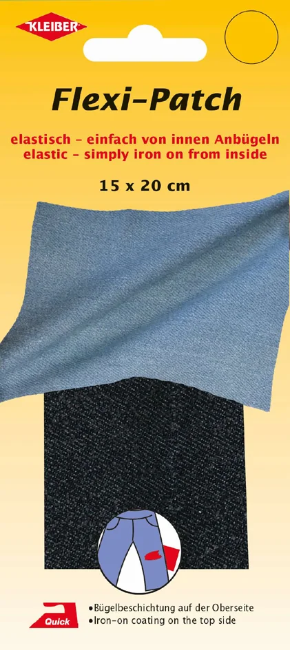 KLEIBER Patch thermocollant, repassage intérieur, jean clair - OEM 30475