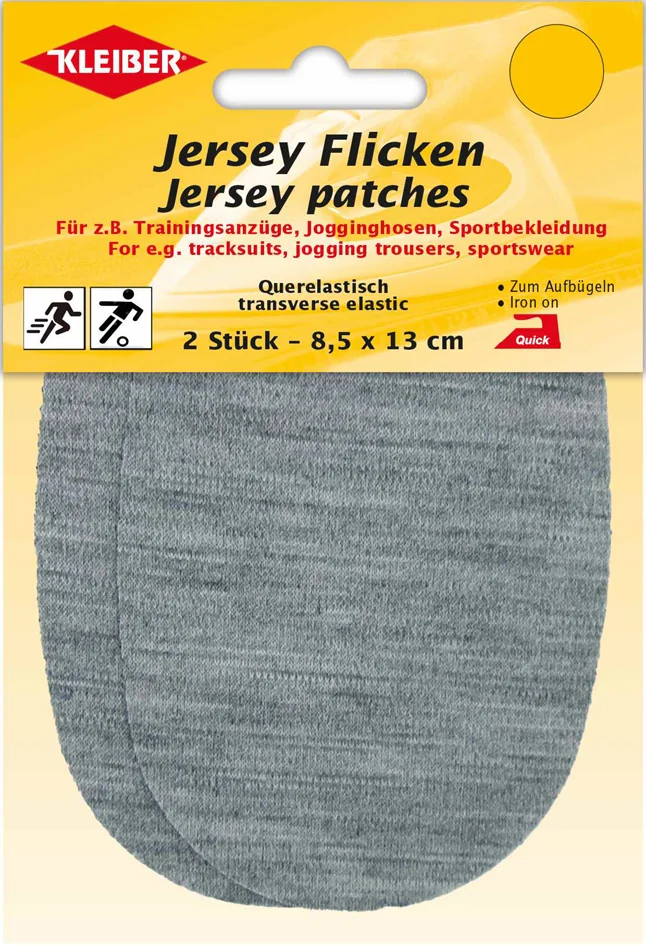 KLEIBER Patch thermocollant jersey, gris - OEM 30134