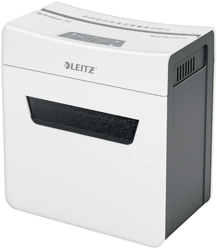 LEITZ Destructeur de documents IQ Protect Premium 3M, blanc - OEM 8093-00-00