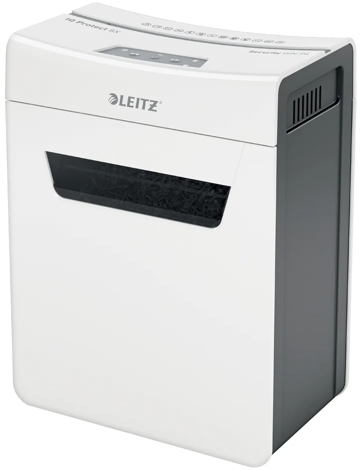 LEITZ Destructeur de documents IQ Protect Premium 8X, blanc - OEM 8091-00-00